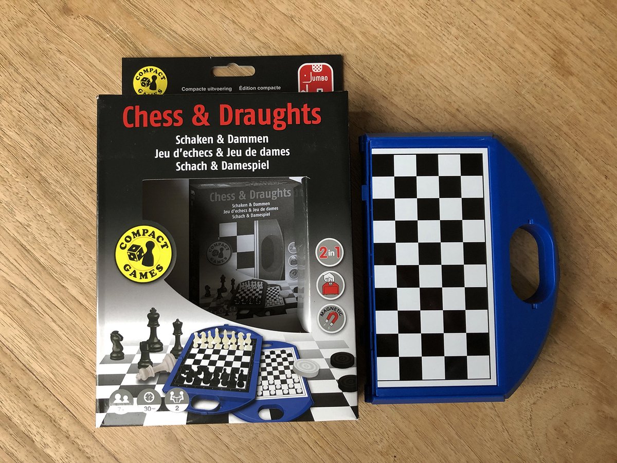 Jumbo - Schaakspel en Damspel - Reiseditie - Reisspel