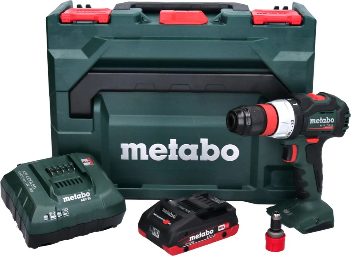 Metabo BS 18 LT BL Q Accuboormachine 75Nm - borstelloos - 23 standen - afbeelding 2 van 5