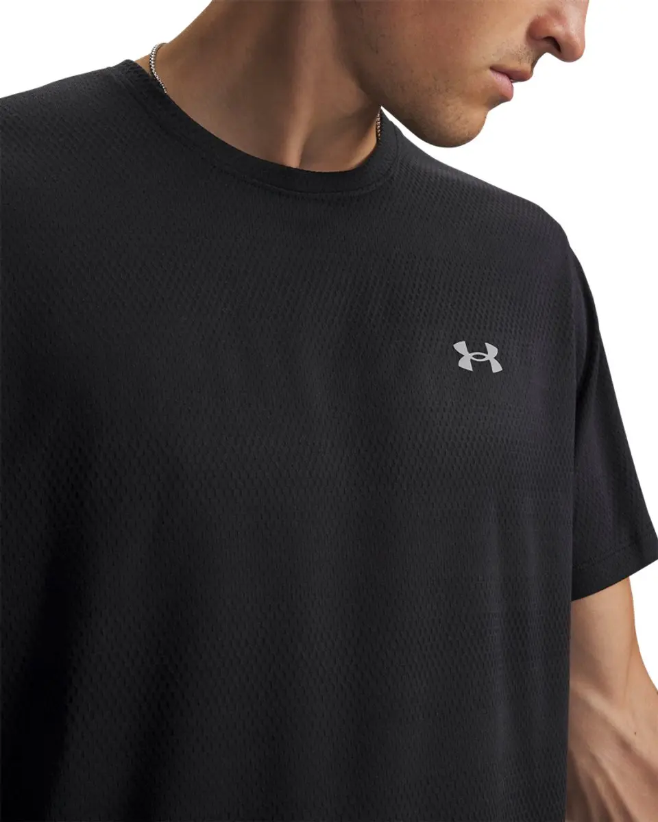 Under Armour UA Velociti SS-BLK Heren Sportshirt - Zwart