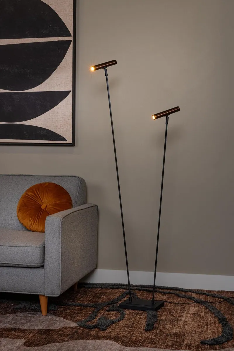 Lucide Duarte Vloerlamp 2xG9 - Koffie