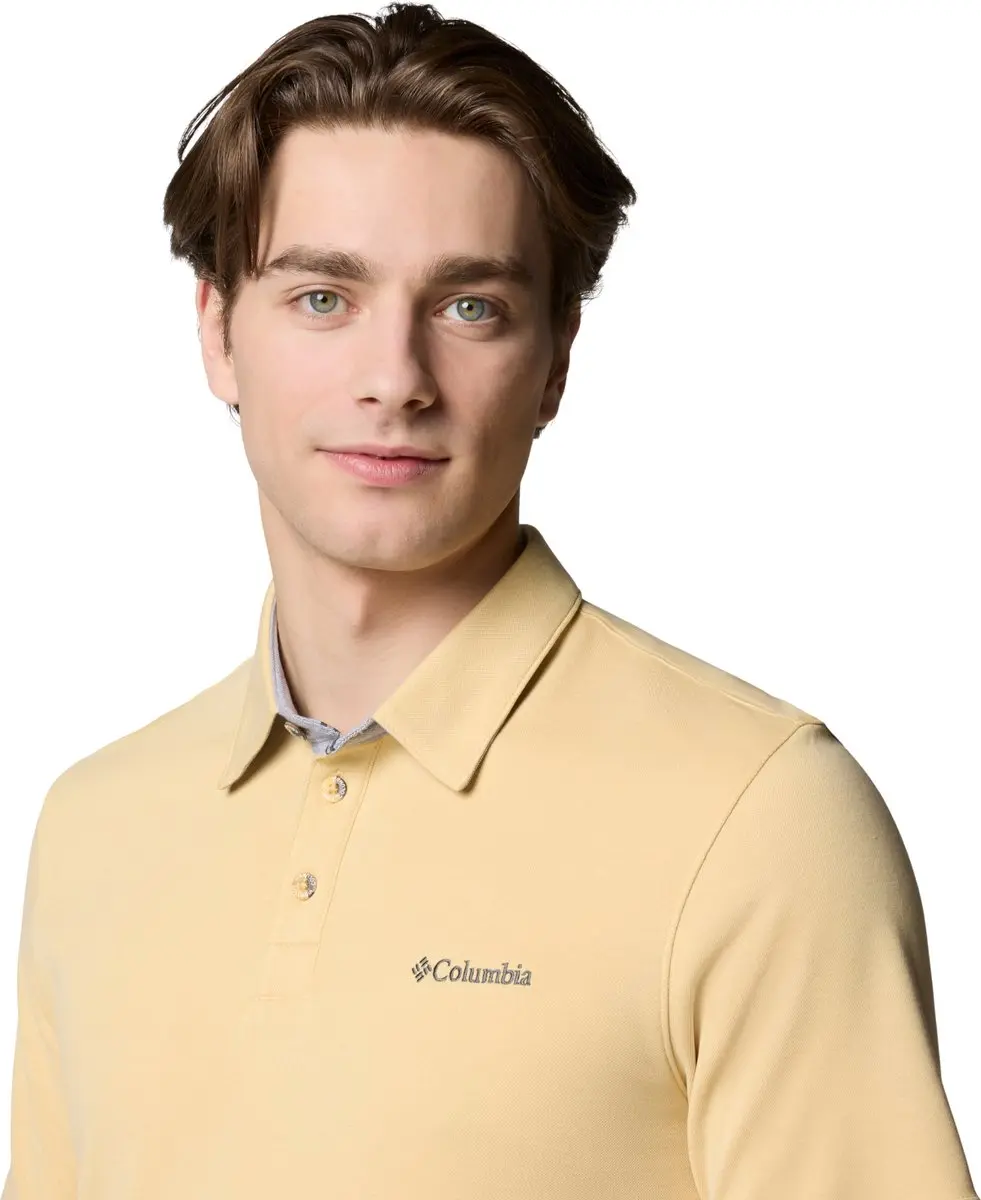 Columbia Nelson Point Poloshirt M - Geel - afbeelding 6 van 6