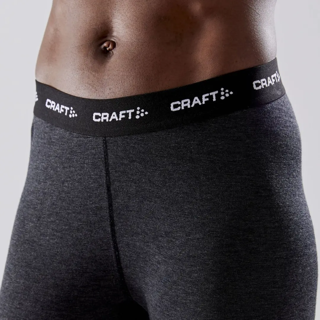 Craft Core Wool Merino Thermo Broek Dames XXL - Zwart