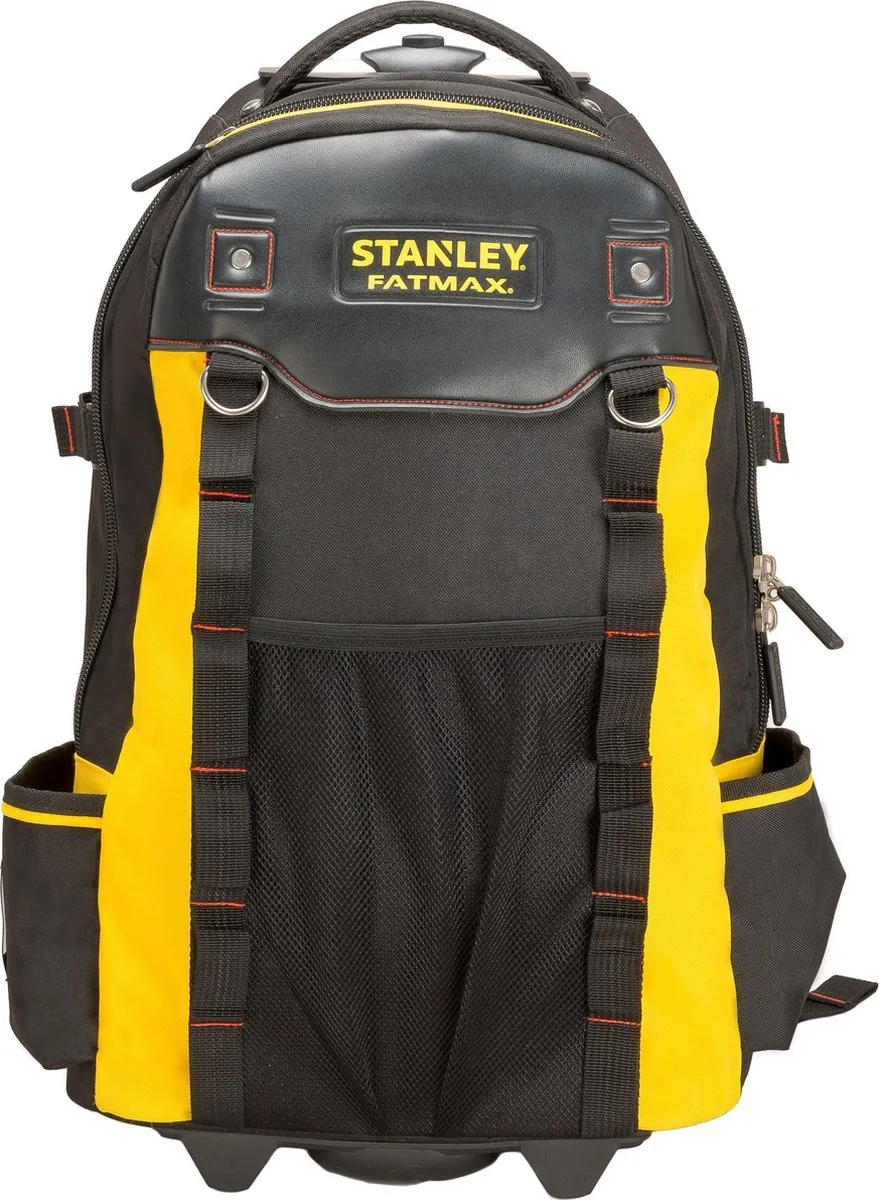 Stanley FatMax Gereedschapsrugzak op Wielen 25L - Zwart/Geel