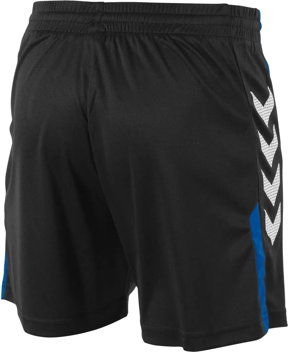 hummel Aarhus Shorts Unisex - XXXL - Zwart/Blauw
