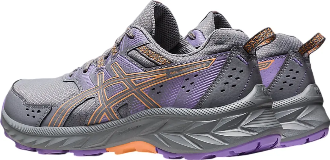 ASICS Gel-Venture 9 Dames Trailhardloopschoen 43.5 - Grijs/Paars