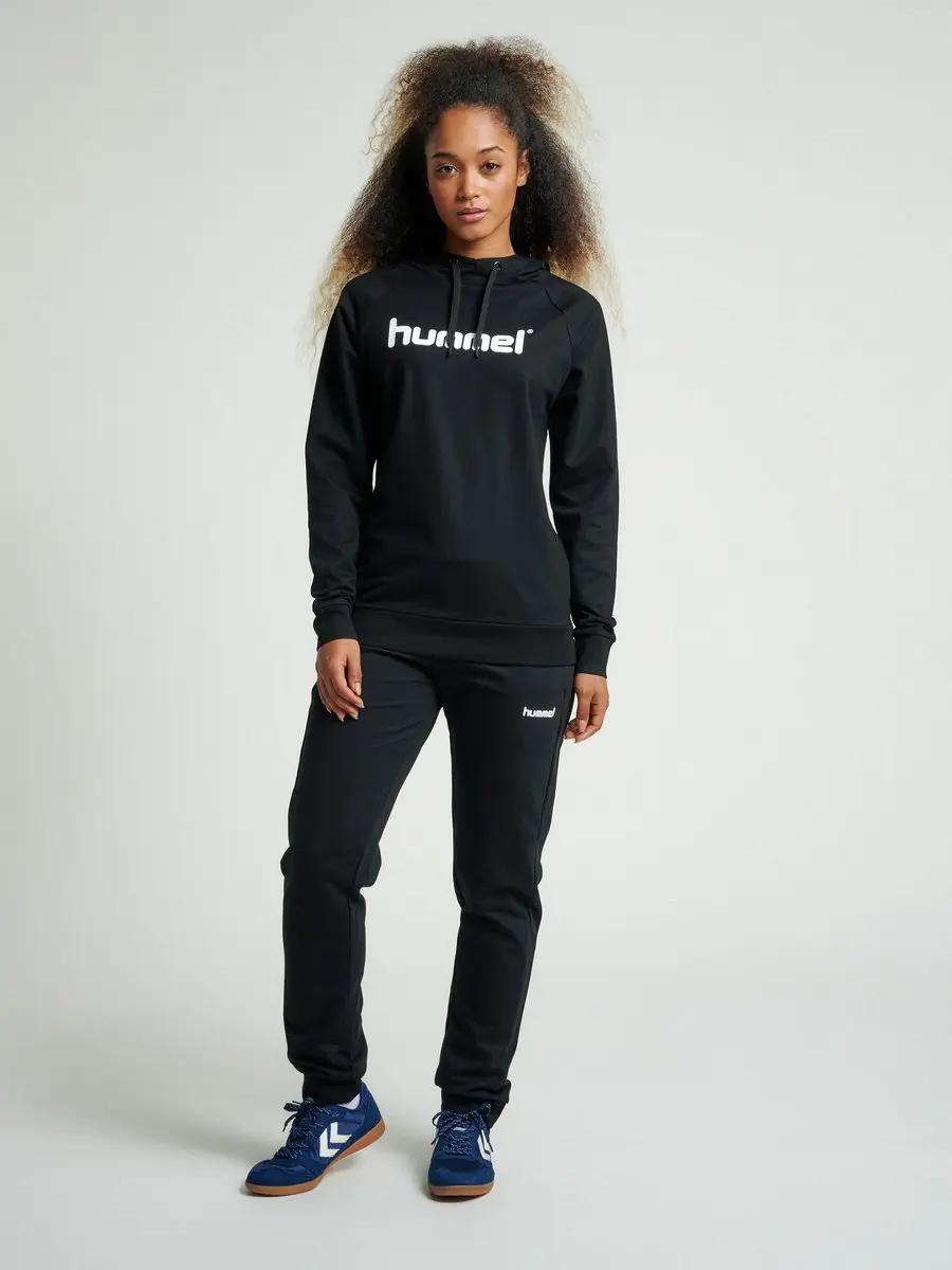 hummel Go Cotton Logo Hoodie - XS - Zwart