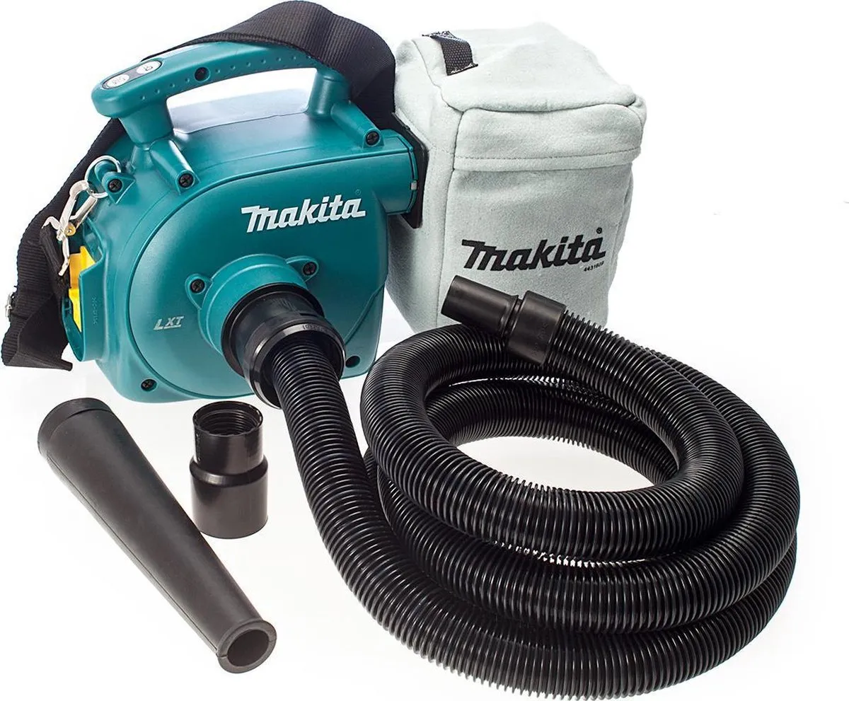 Makita DVC350Z Stofzuiger 18V - Blauw/Zwart