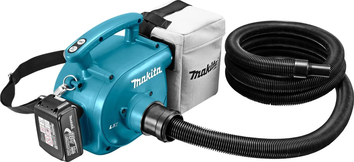 Makita DVC350Z Stofzuiger 18V - Blauw/Zwart - afbeelding 6 van 6
