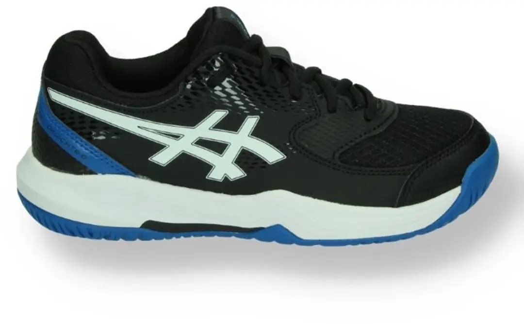 ASICS Gel-Dedicate 8 Sportschoenen GS - 37.5 - Zwart/Wit/Blauw - afbeelding 6 van 6