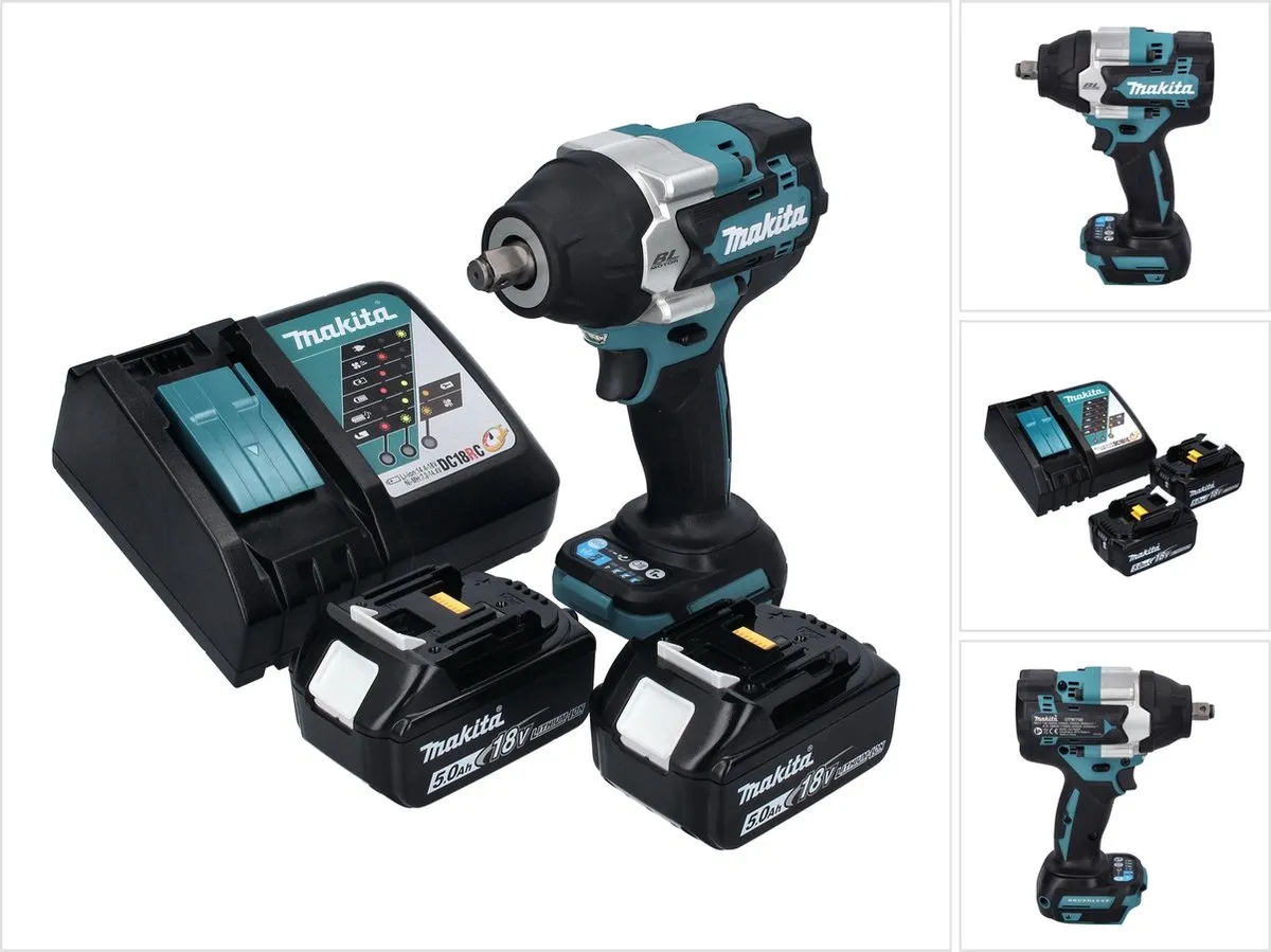 Makita DTW 700 RT Slagmoersleutel 18V 700Nm