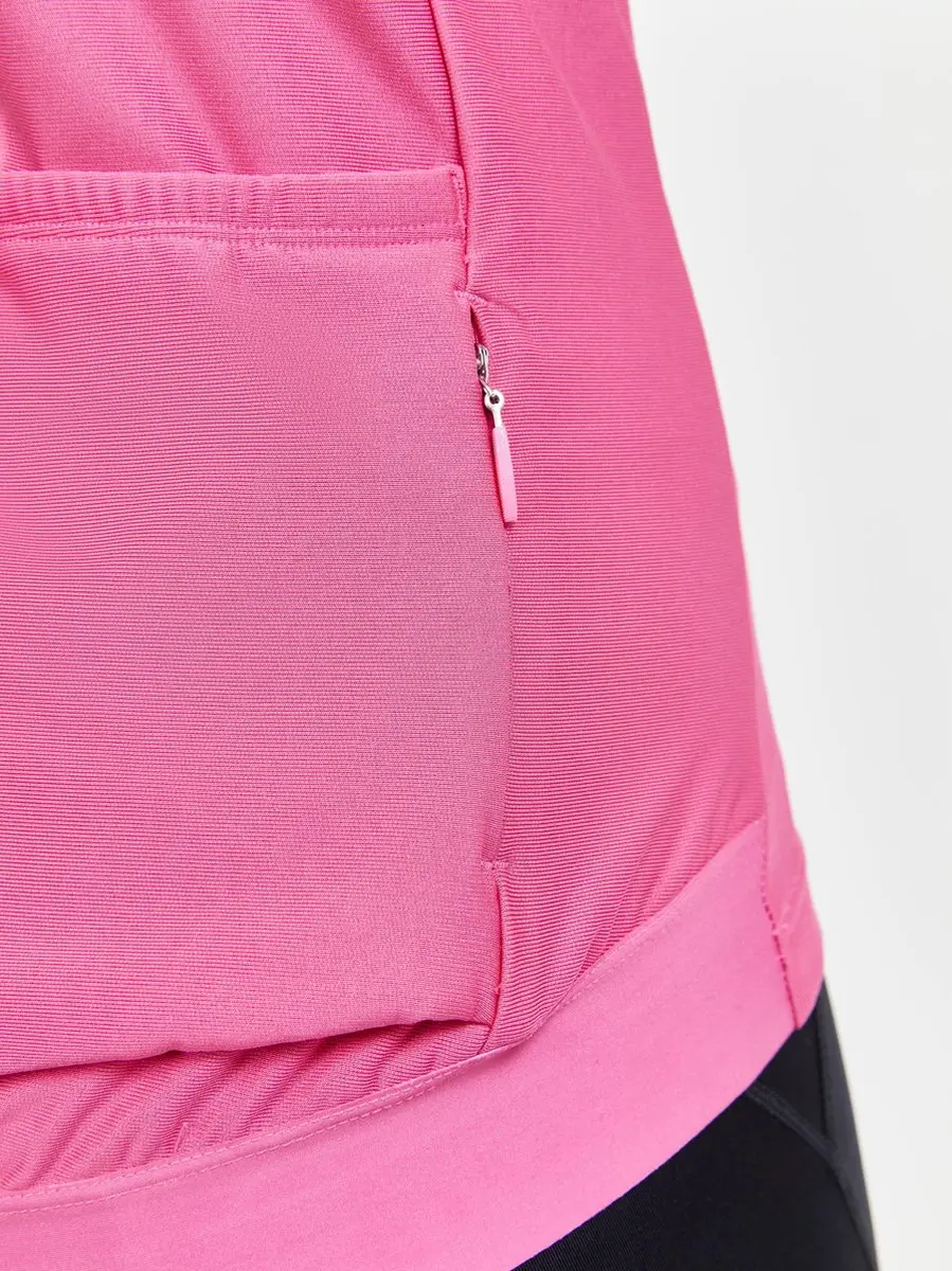 Craft Core Bike Essence LS Jersey Dames - Maat L - Roze