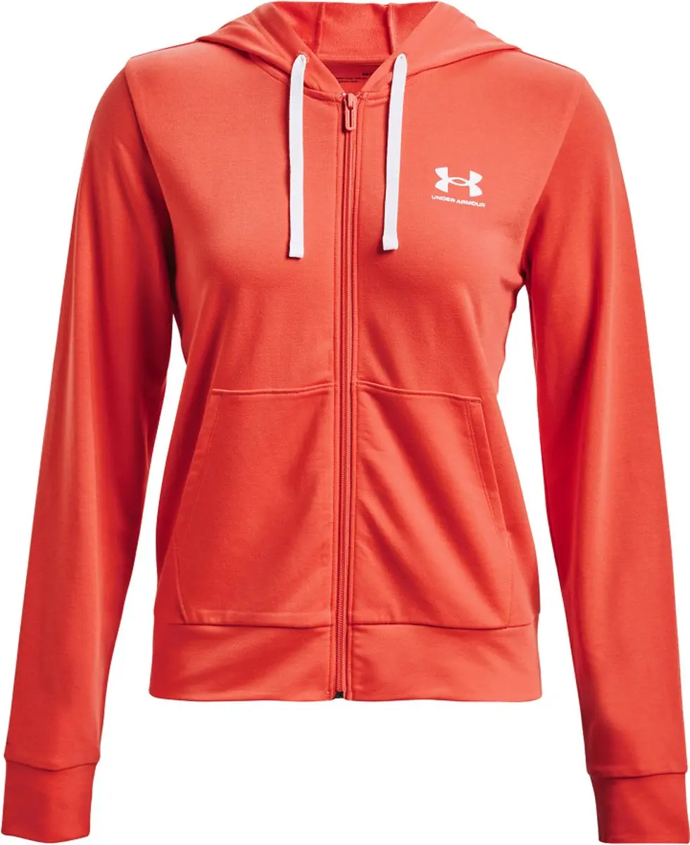 Under Armour Rival FZ Hoodie - Rood/Geel
