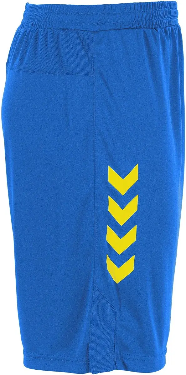 hummel Memphis Shorts - Maat L - Blauw/Geel