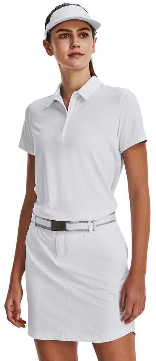 Under Armour Zinger Short Sleeve Golfpolo Wit - XXL