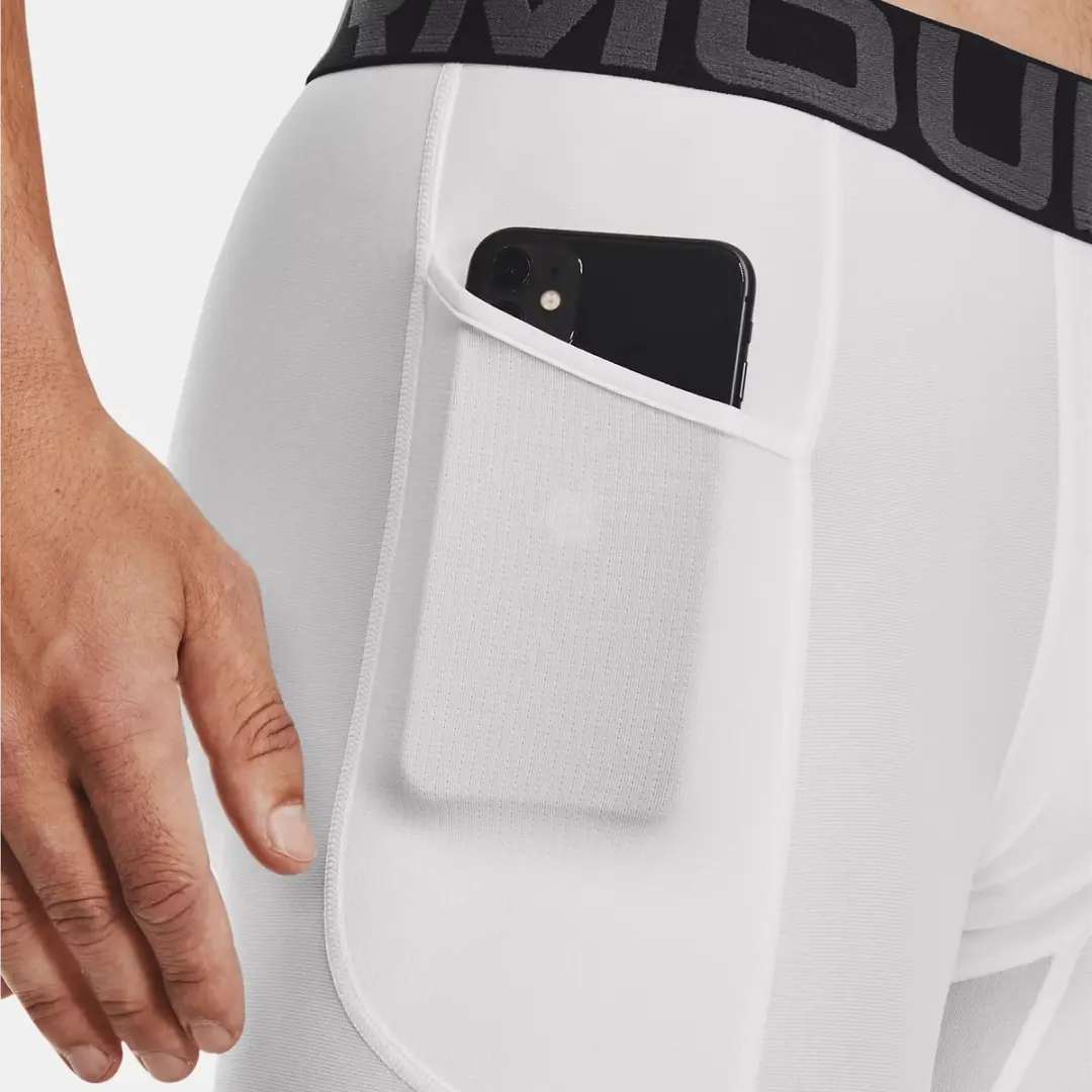 Under Armour HG Armour Shorts Heren - Maat M Wit