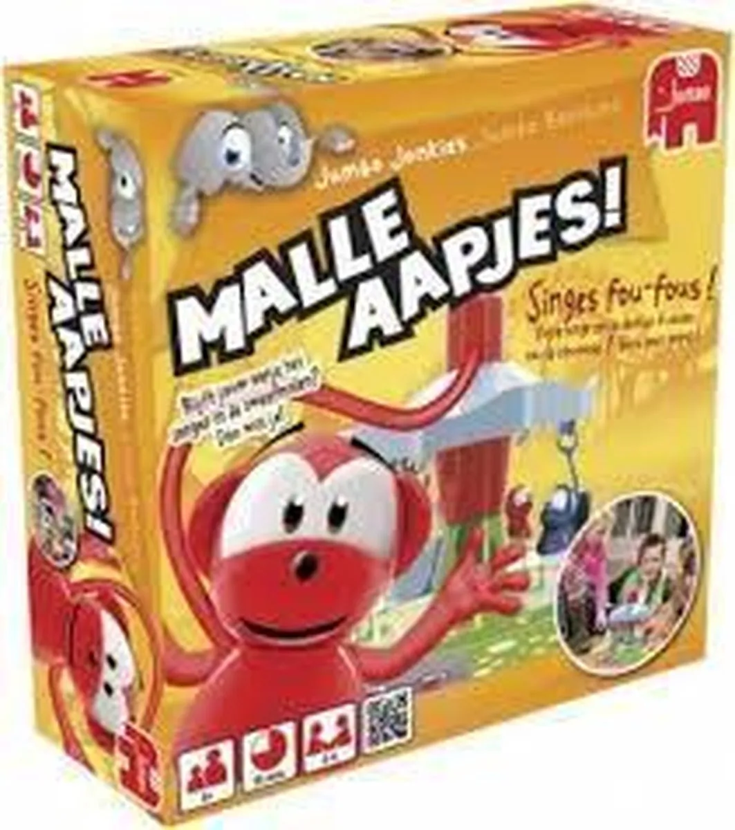 Jumbo Malle Aapjes Fietstas - 2-4 Spelers - afbeelding 2 van 2