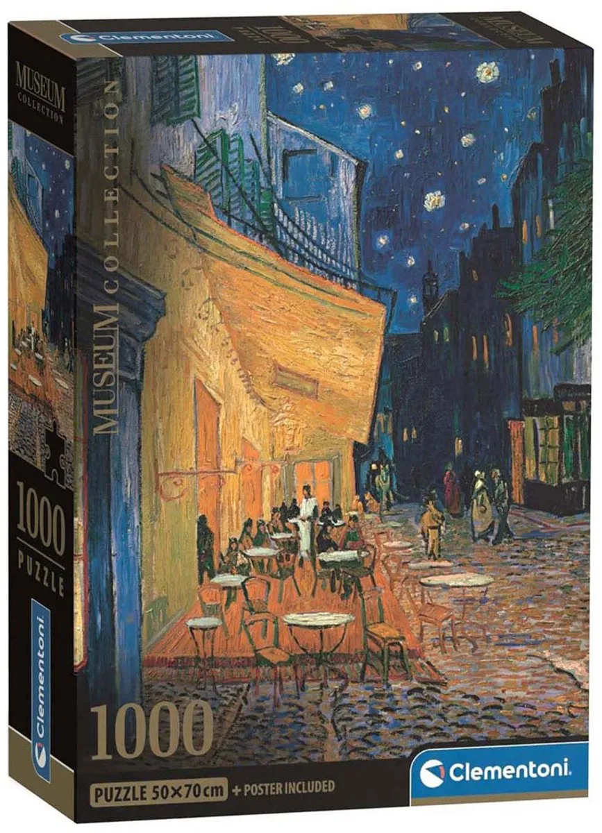 Clementoni Café Terrace Van Gogh Puzzel 1000 Stuks - Multikleur
