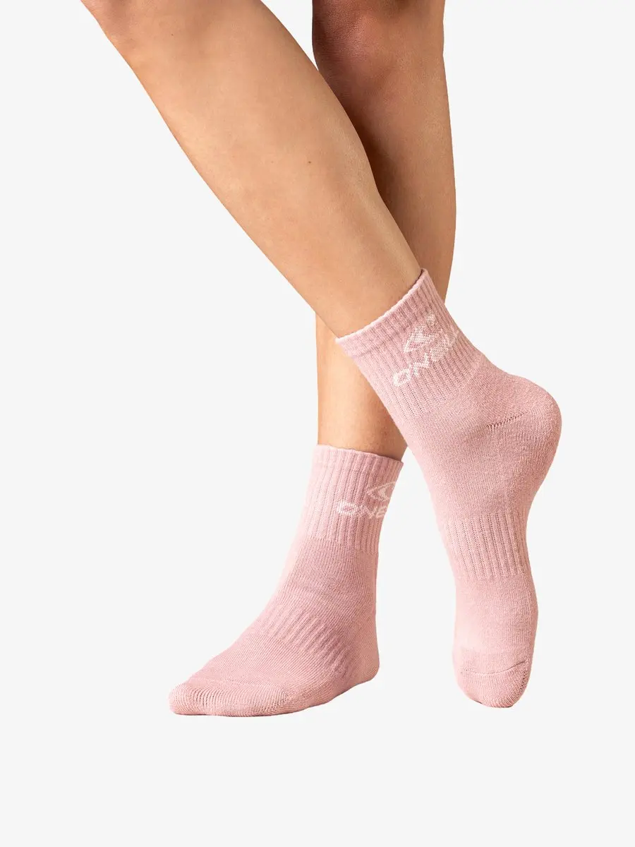 O'Neill Sportsokken Unisex Quarter 3-Pack - Roze/Wit