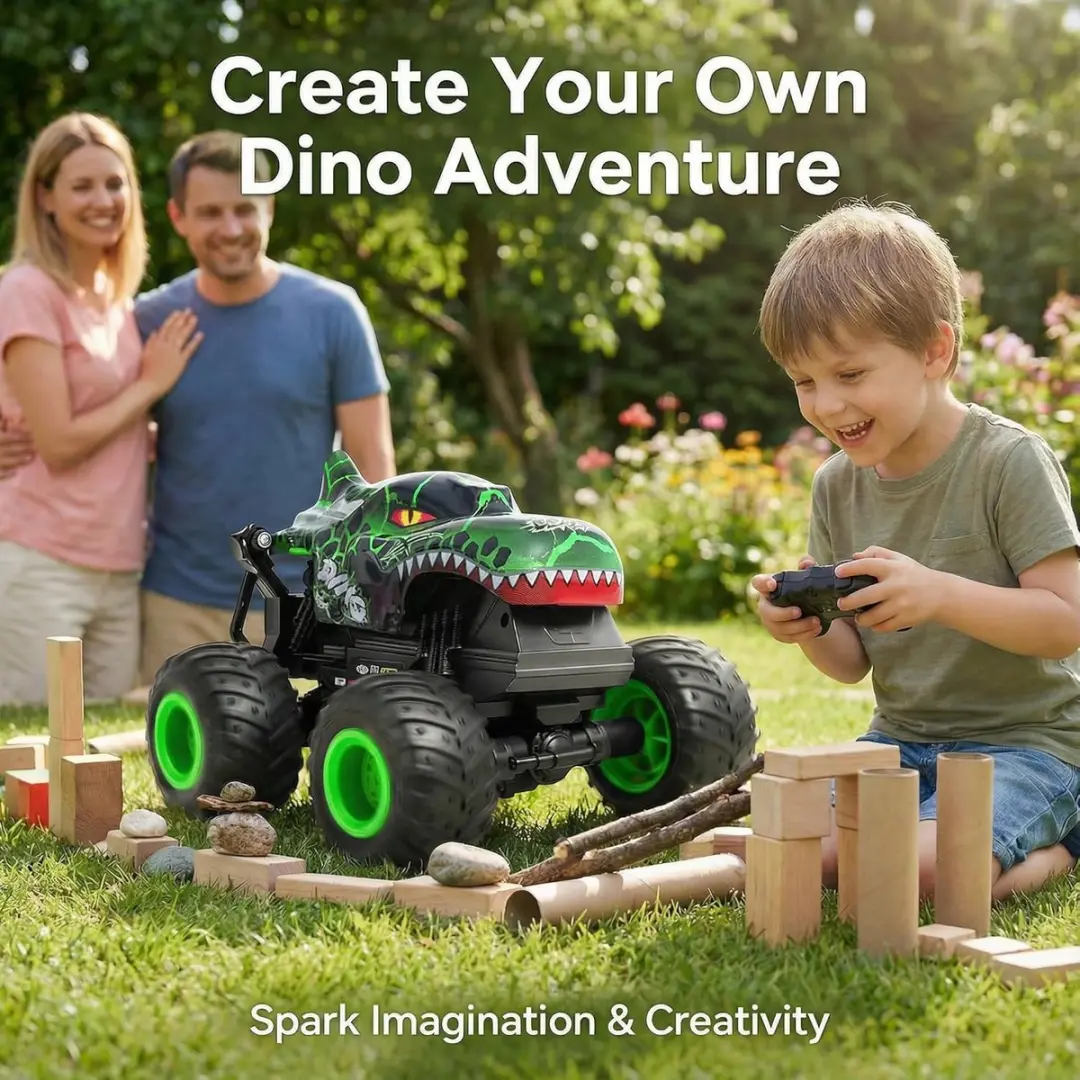 ECTEATOY Dinosaurus Monster Truck RC Auto - Zmart - 264115