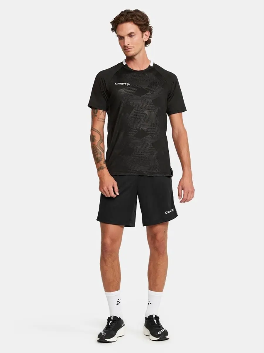 Craft Premier Solid Shirt Korte Mouw Heren - Zwart