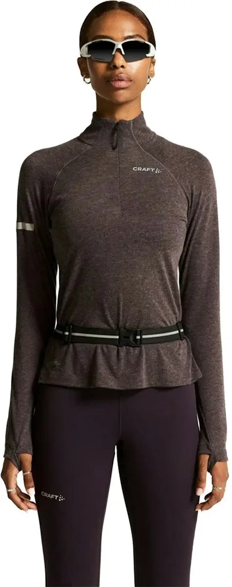 Craft ADV SubZ Wool LS TEE 3 Dames Running Top