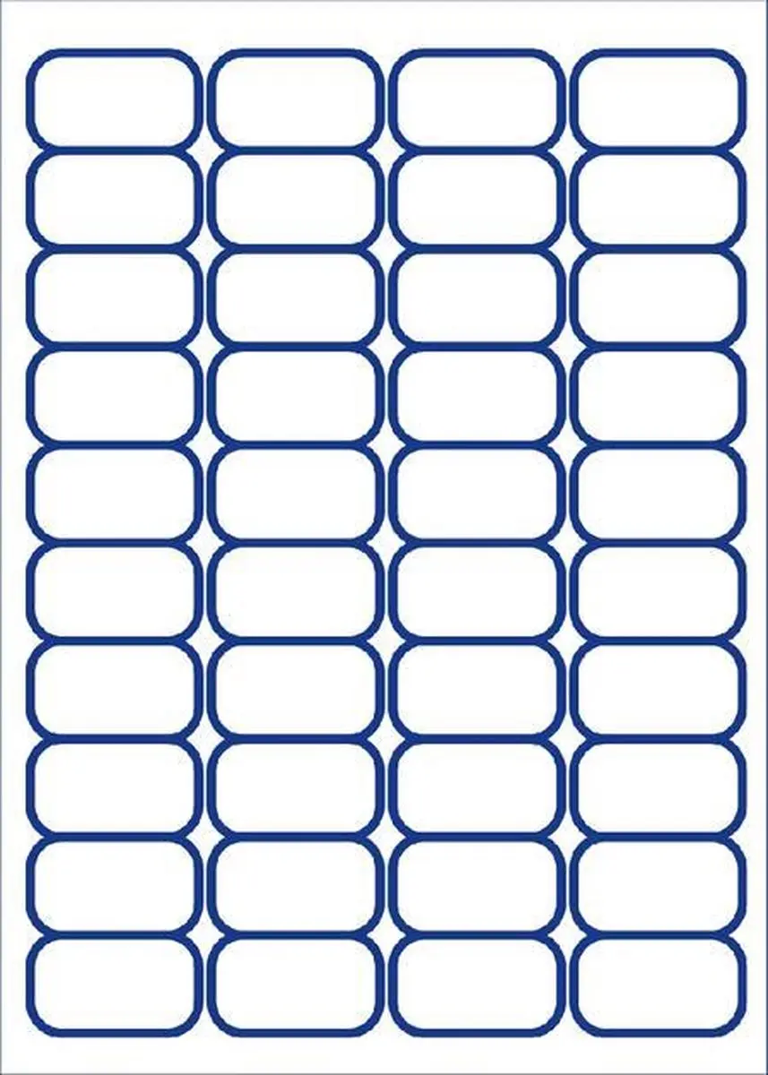 Avery Inkjetetiket 45 7x25mm Wit - 1000 Stuks