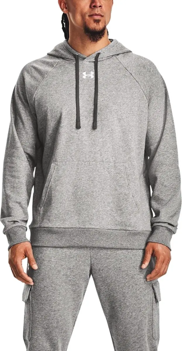 Under Armour UA Rival Fleece Hoodie Heren - Grijs - XL