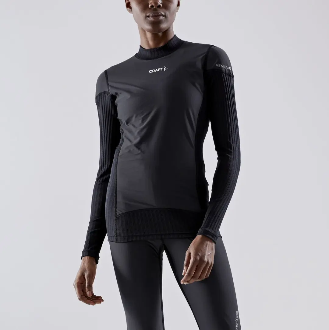 Craft Active Extreme X Windstopper Thermoshirt Dames - Zwart L