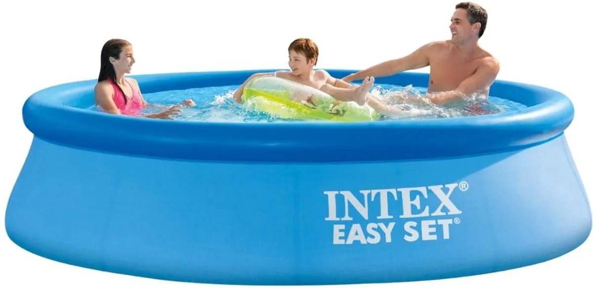 Intex Easy Set 28122GN Opblaaszwembad 305x76cm - Blauw - Inclusief set