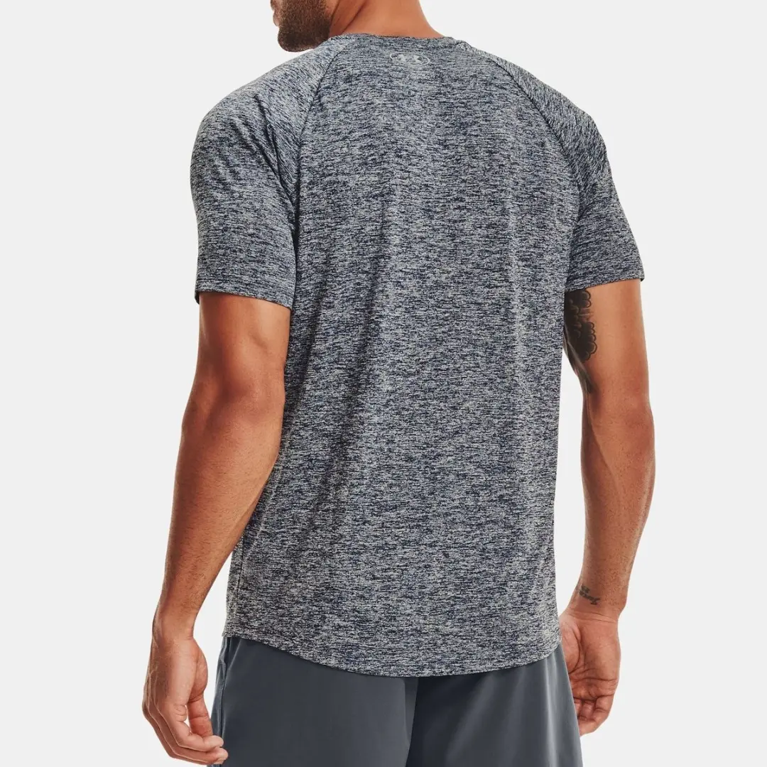 Under Armour UA Tech 2.0 Heren Sportshirt - Blauw/Grijs - Maat L - afbeelding 6 van 6