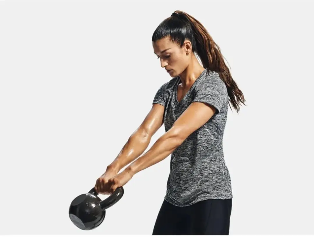 Under Armour Tech SSV Twist Dames Sportshirt S - Zwart