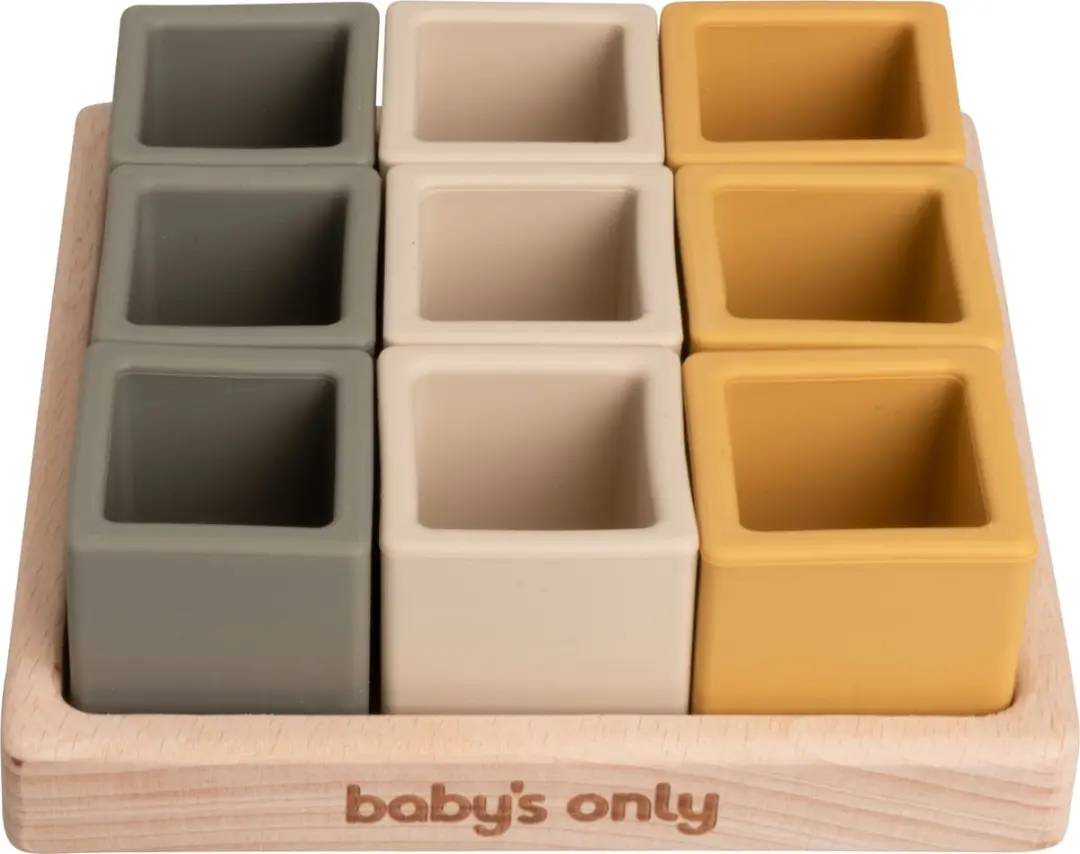 Baby's Only Houten Vormenpuzzel Earth - 9 Stuks - BO-860.868.800.50