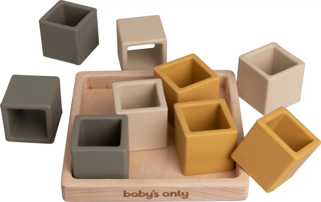 Baby's Only Houten Vormenpuzzel Earth - 9 Stuks - BO-860.868.800.50
