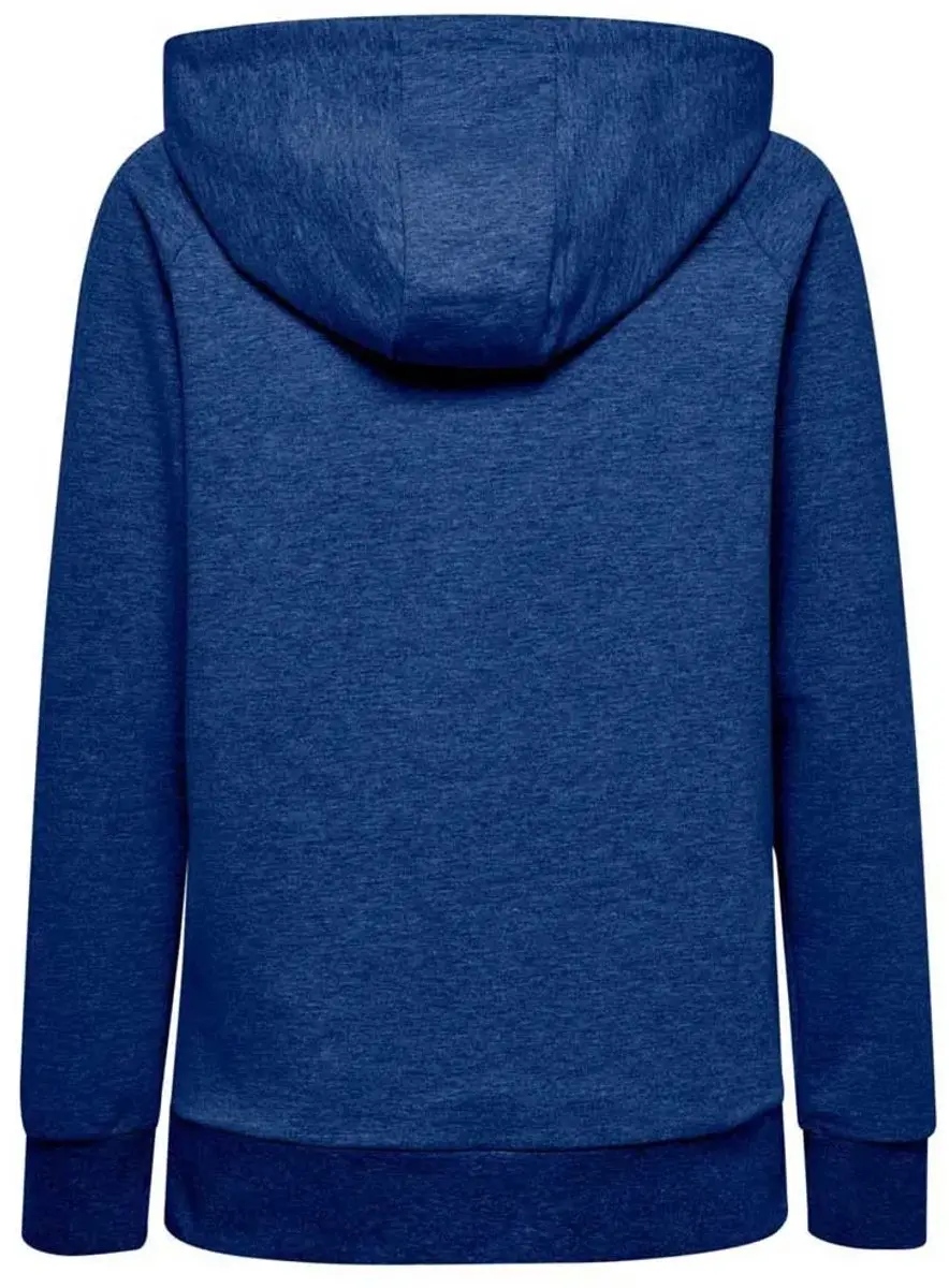 Hummel Go Cotton Logo Hoodie Dames - S - Blauw/Wit