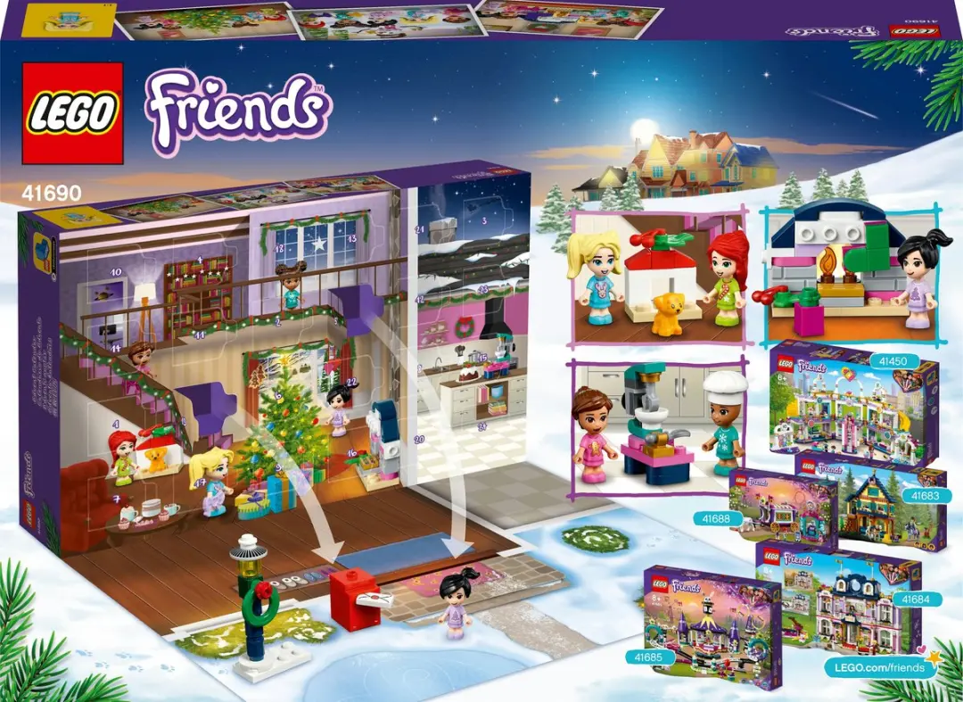 LEGO Friends Advent Calendar 2023 - 370 Stukken - Meerkleurig