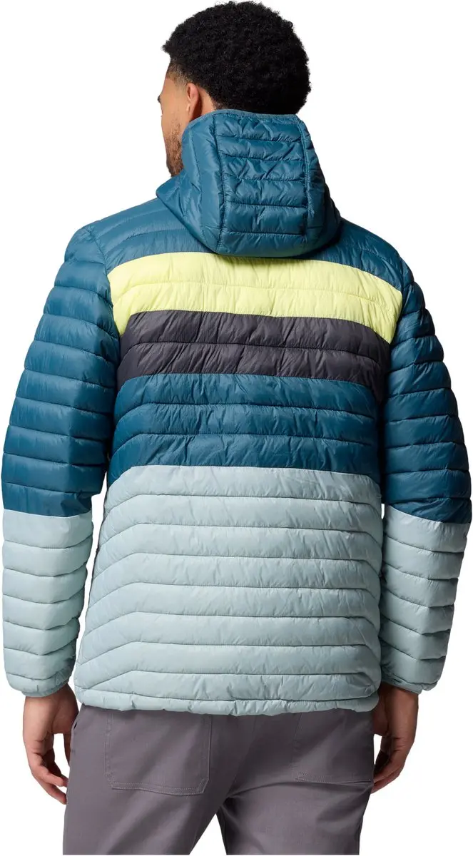 Columbia Powder Pass Hooded Jacket - L - Blauw