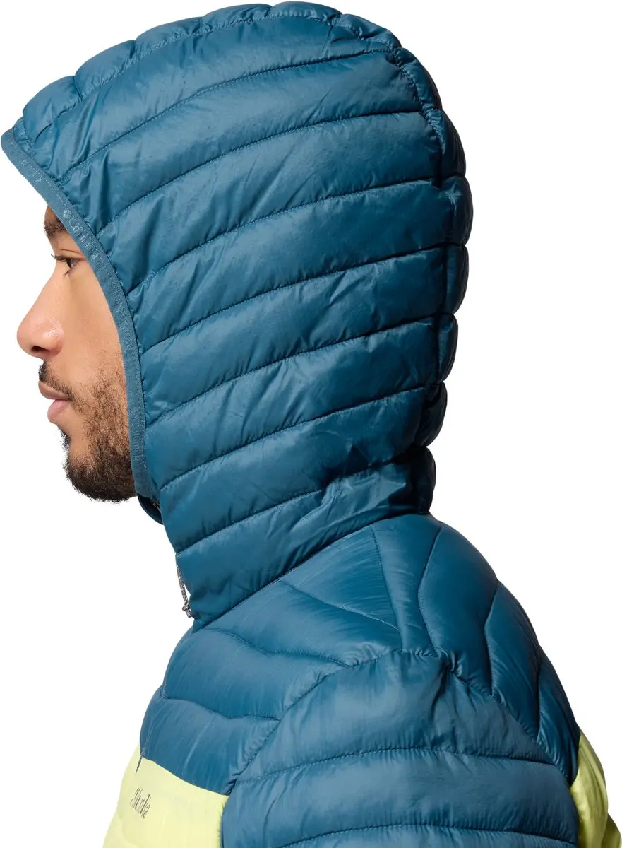 Columbia Powder Pass Hooded Jacket - L - Blauw