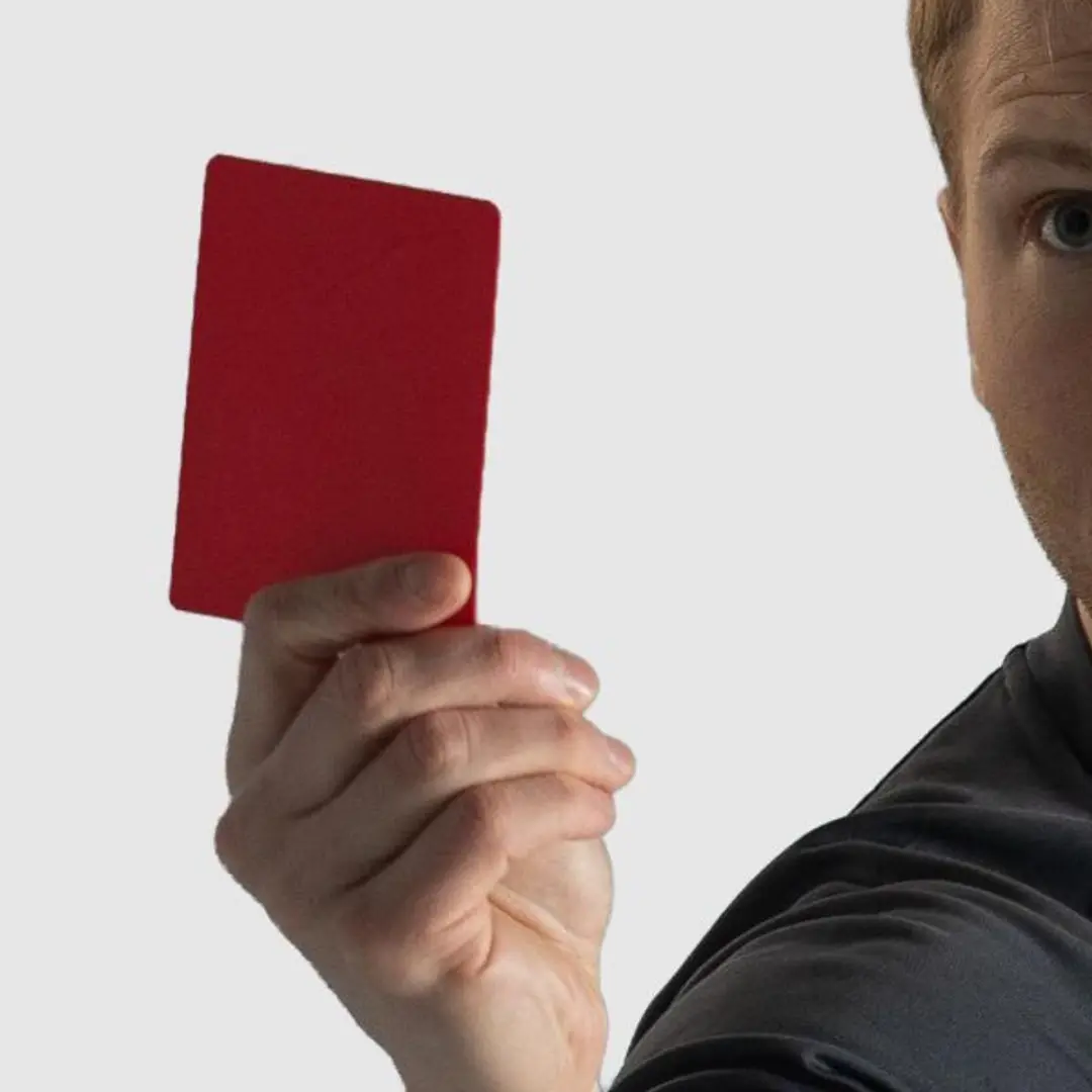 Stanno Referee Card Set - Zwart