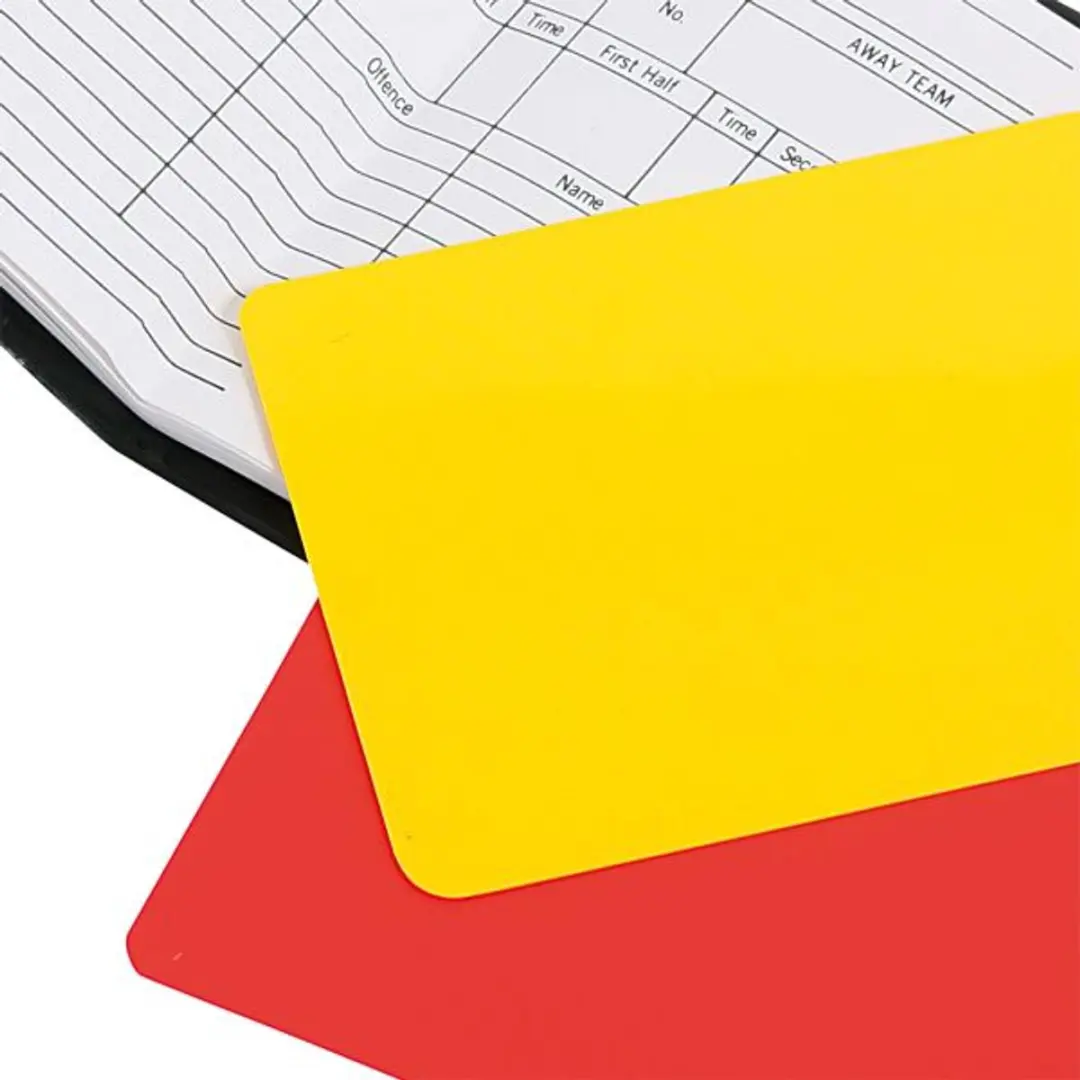 Stanno Referee Card Set - Zwart