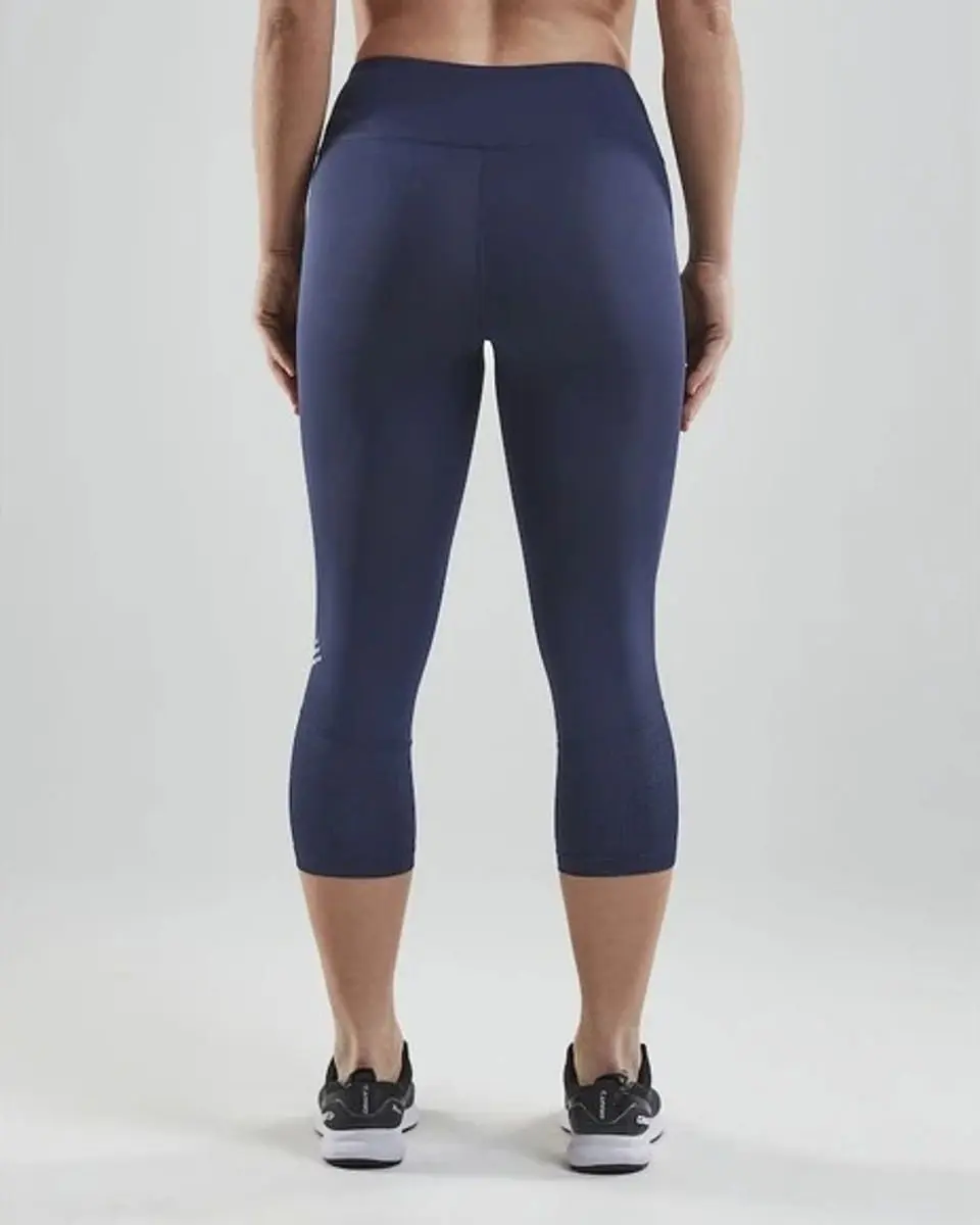 Craft Rush Capri 3/4 Running Broek Dames XXL - Marine