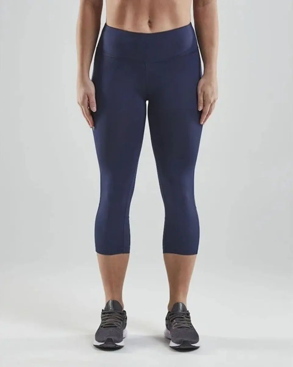 Craft Rush Capri 3/4 Running Broek Dames XXL - Marine