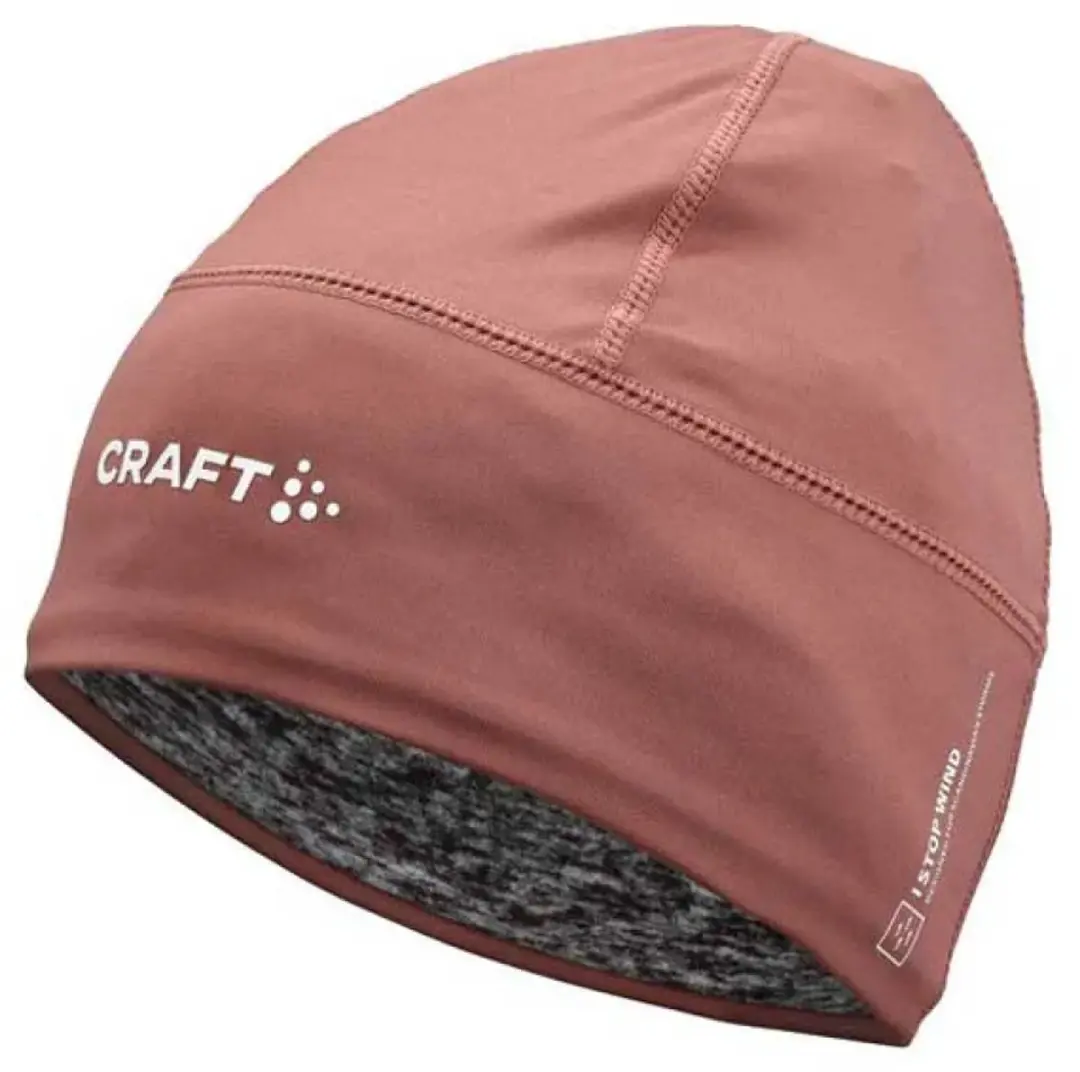 Craft Adv Windblock Fleece Muts - Rose Brown - L/XL