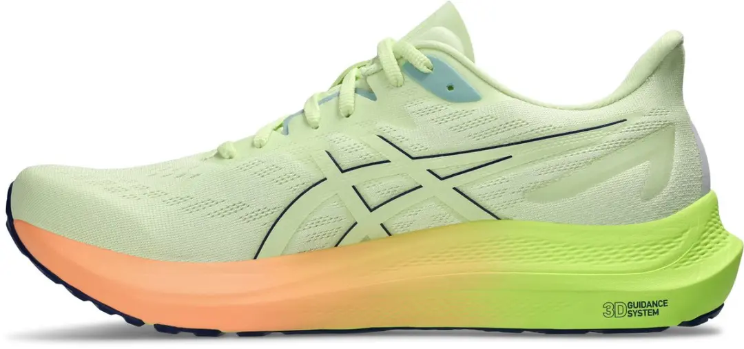 ASICS GT 2000 12 Hardloopschoen 44.5 - Groen/Geel/Oranje
