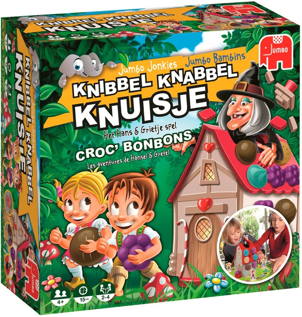 Jumbo Knibbel Knabbel Knuisje Bordspel - 2-4 Spelers