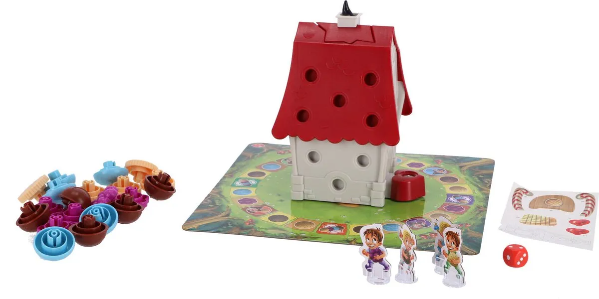 Jumbo Knibbel Knabbel Knuisje Bordspel - 2-4 Spelers