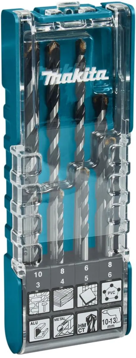 Makita E-15855 Multiboorset - 8-delig - afbeelding 6 van 6