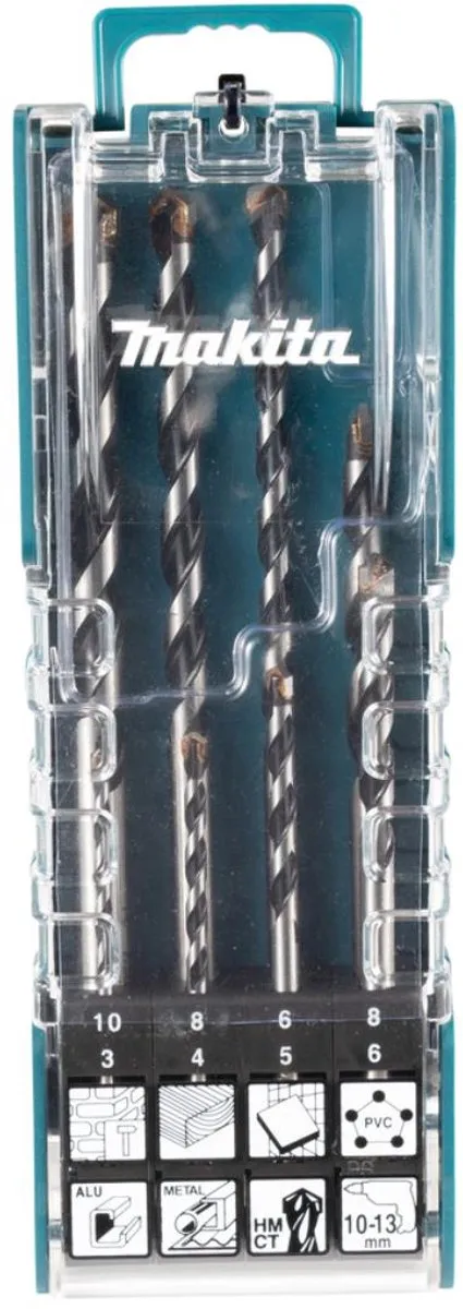Makita E-15855 Multiboorset - 8-delig