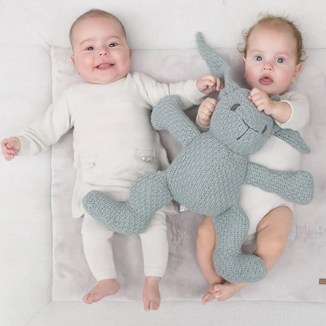 Baby's Only Knuffel Konijn Robust - Baby Blauw