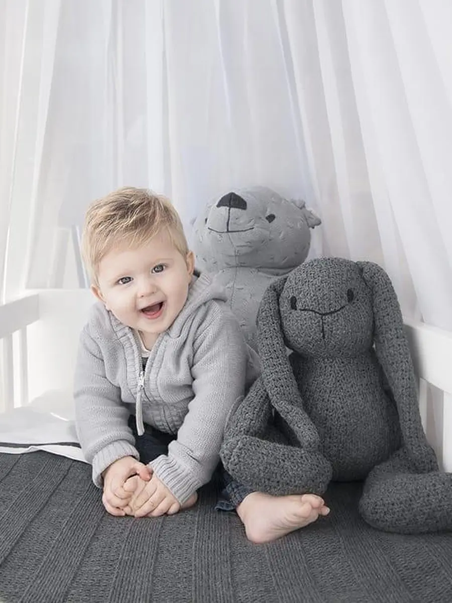 Baby's Only Knuffel Konijn Robust - Baby Blauw