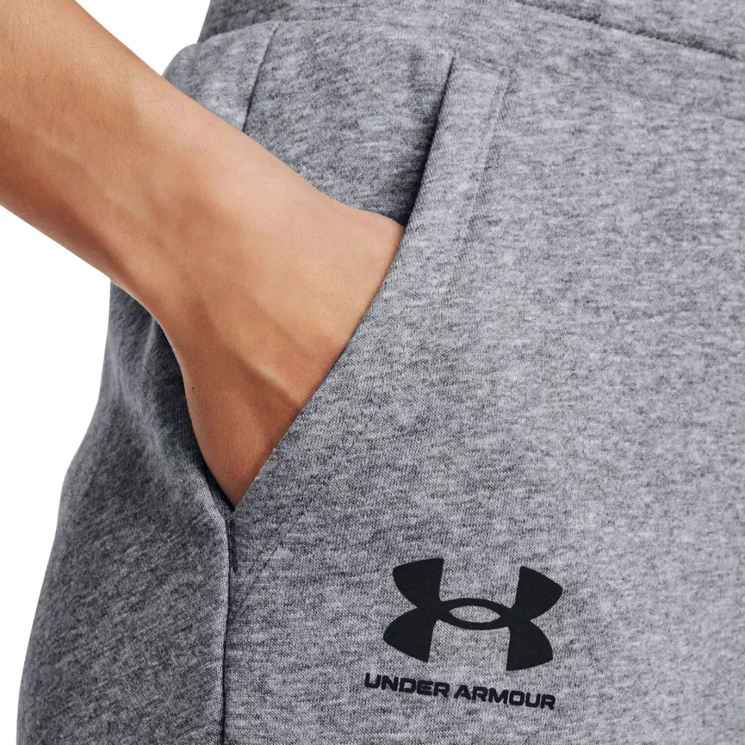 Under Armour Rival Fleece Dames Joggingbroek XL - Steel Medium Heather